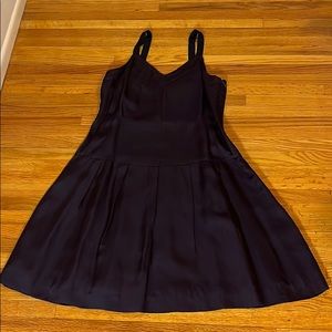 Vintage Theory! Dark Plum 100% Silk Dress